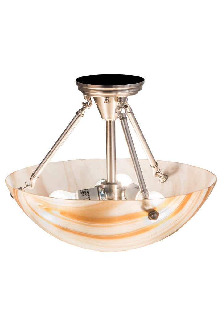 Meyda Tiffany Metro 190546 Ceiling Light - Brushed Nickel