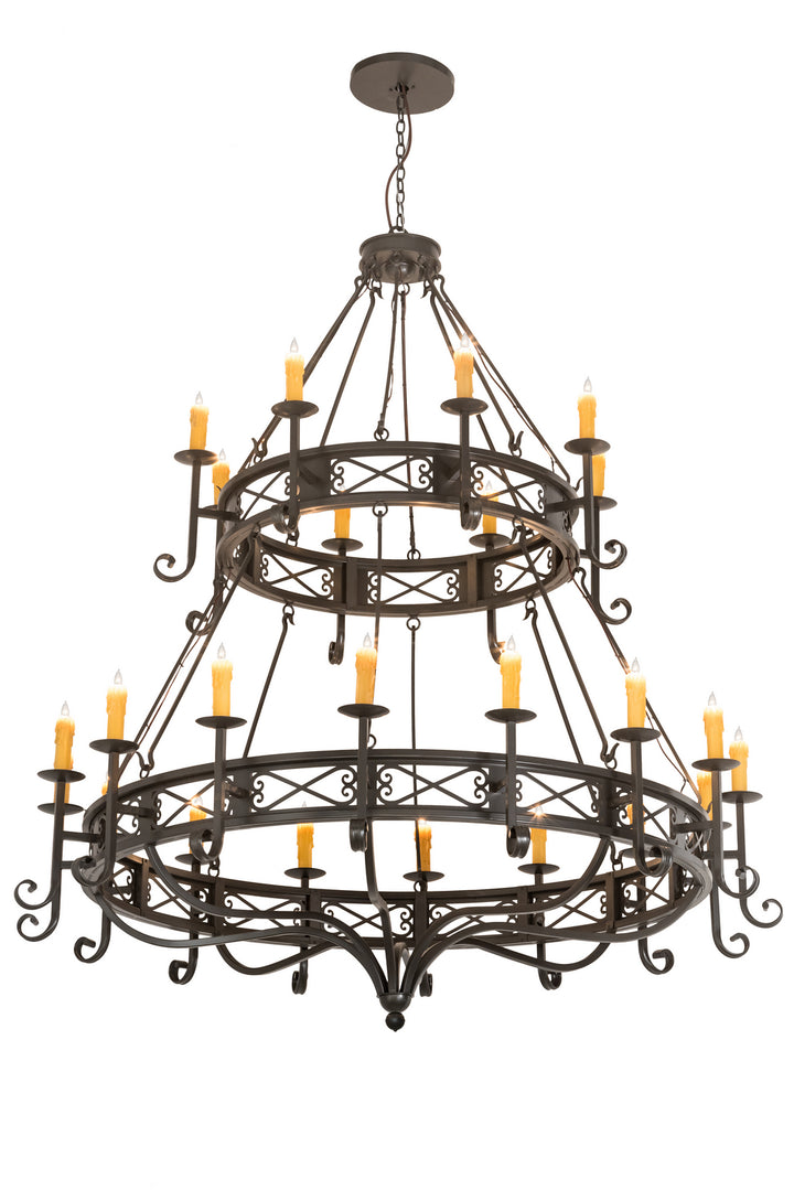 Meyda Tiffany Gina 190675 Chandelier Light - Timeless Bronze