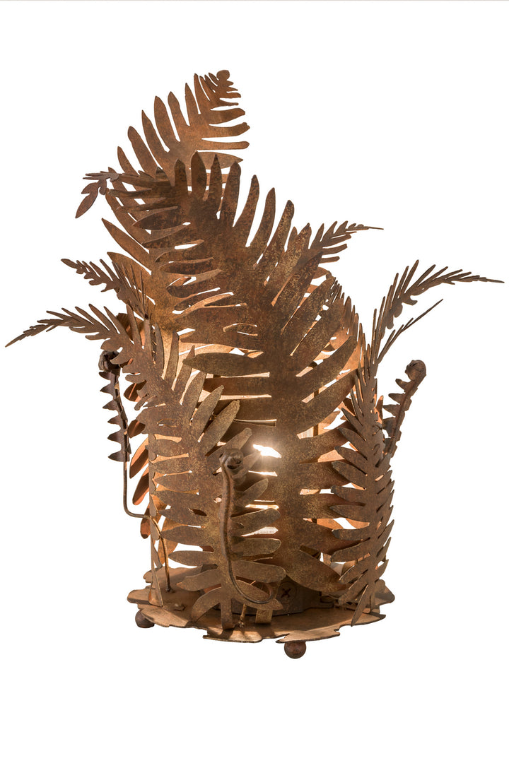 Meyda Tiffany Lighting 190825 Fern One Light Table Lamp Lamp Bronze / Dark
