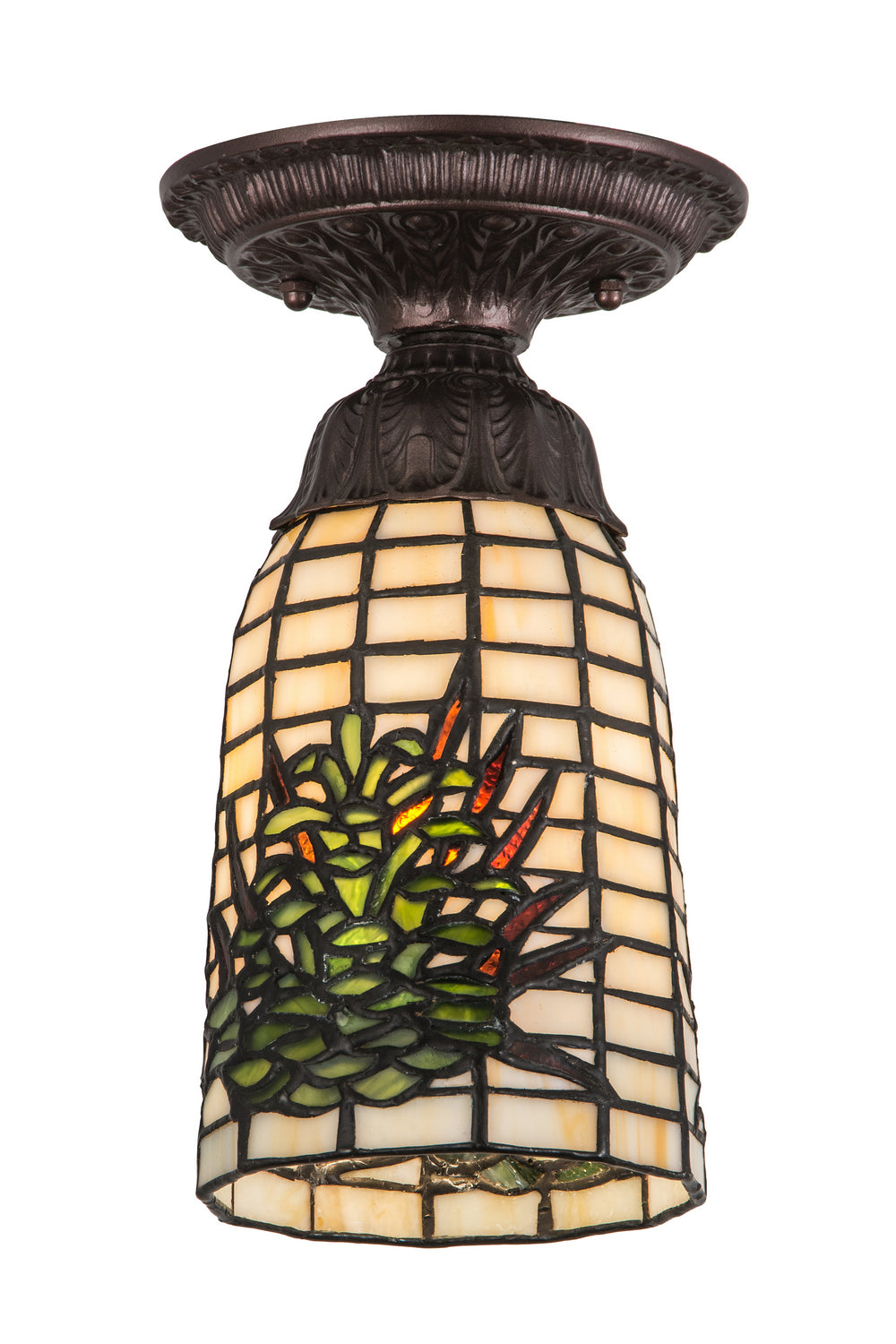 Meyda Tiffany Pine Barons 190970 Ceiling Light - Mahogany Bronze