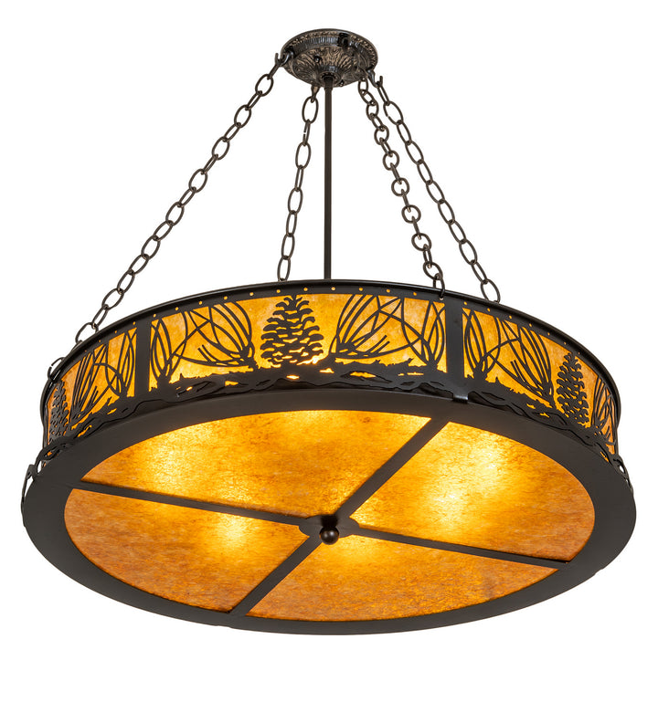 Meyda Tiffany Mountain Pine 191371 Ceiling Light - Antique Copper