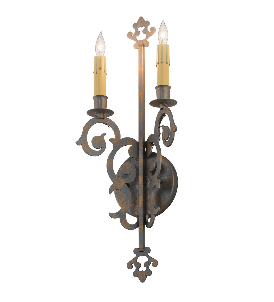 Meyda Tiffany Aneila 191582 Wall Light - French Bronzed