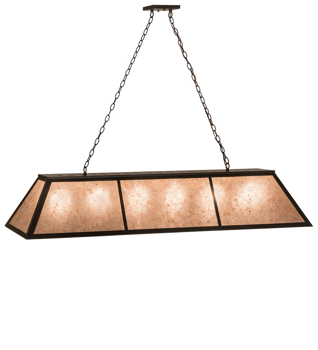 Meyda Tiffany Tri-Panel 192028 Pendant Light - Oil Rubbed Bronze