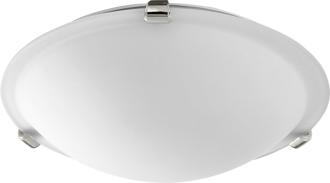 Quorum 3000 Ceiling Mounts 3000-12162 Ceiling Light - Polished Nickel W/ Satin Opal