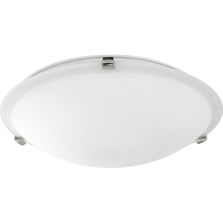 Quorum 3000 Ceiling Mounts 3000-16162 Ceiling Light - Polished Nickel W/ Satin Opal