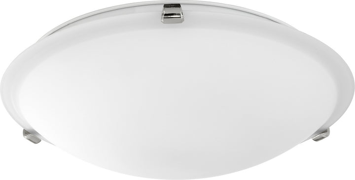 Quorum 3000 Ceiling Mounts 3000-16162 Ceiling Light - Polished Nickel W/ Satin Opal