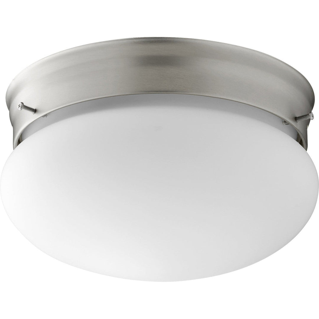 Quorum 3023-6-65 Utility Light - Satin Nickel w/ Satin Opal