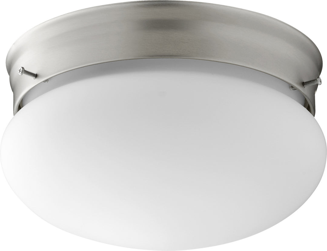 Quorum 3023-6-65 Utility Light - Satin Nickel w/ Satin Opal