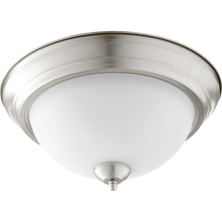 Quorum 3063 Ceiling Mounts 3063-13-65 Ceiling Light - Satin Nickel W/ Satin Opal