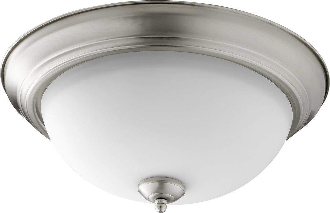 Quorum 3063 Ceiling Mounts 3063-15-65 Ceiling Light - Satin Nickel W/ Satin Opal