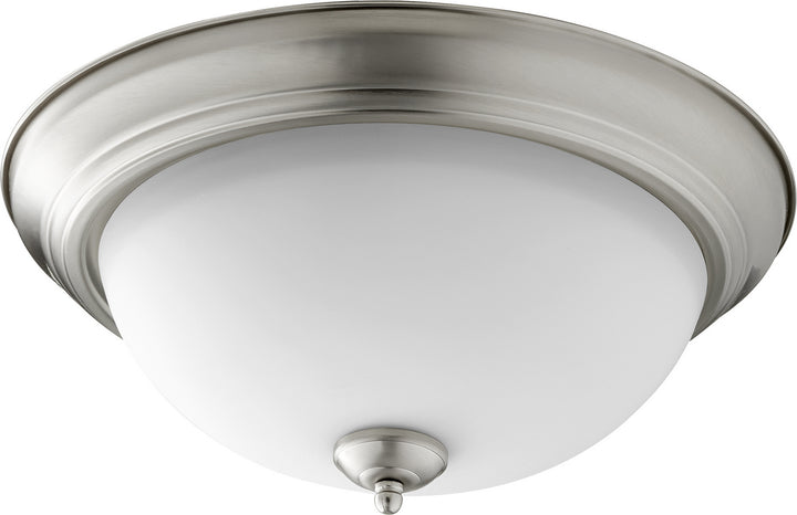 Quorum 3063 Ceiling Mounts 3063-15-65 Ceiling Light - Satin Nickel W/ Satin Opal