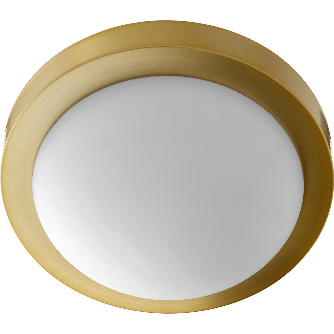 Quorum 3505 Contempo Ceiling Mounts 3505-11-80 Ceiling Light - Aged Brass