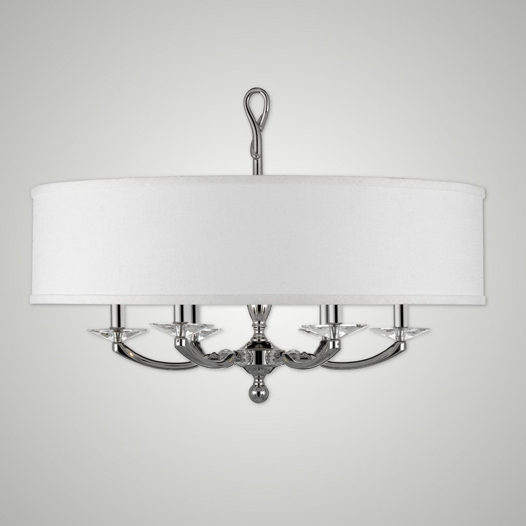 American Brass & Crystal Kensington CH5426-38G-ST-HL Chandelier Light - Polished Nickel