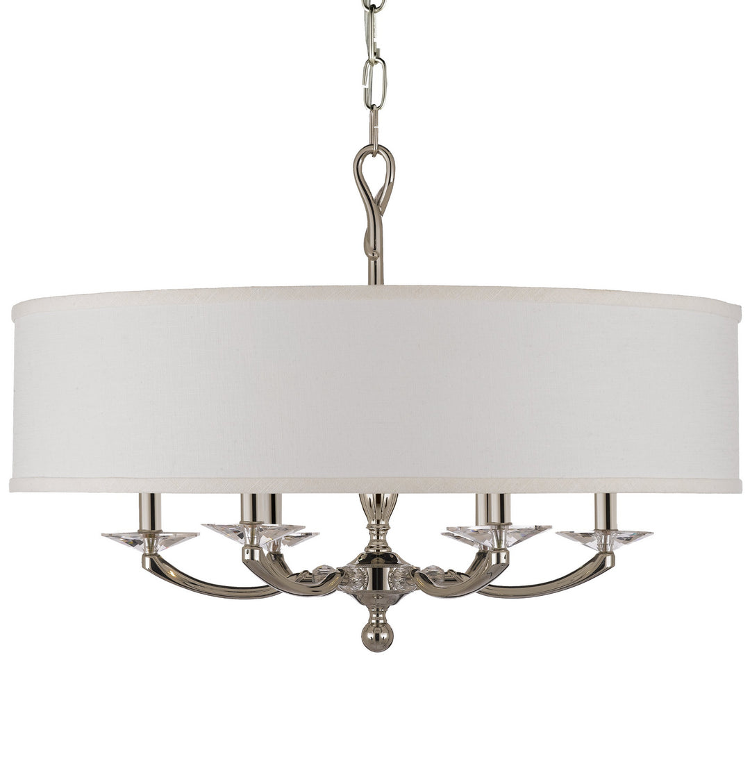 American Brass & Crystal Kensington CH5426-38G-ST-HL Chandelier Light - Polished Nickel