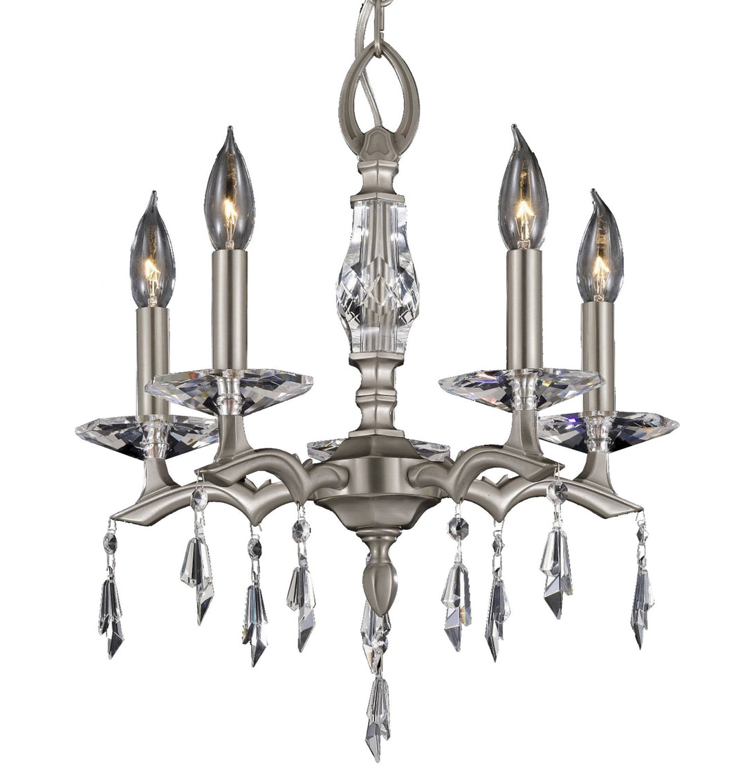 American Brass & Crystal Kaya CH5502-G-37G-ST Chandelier Light - Pewter