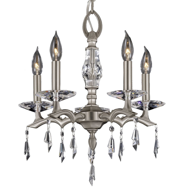 American Brass & Crystal Kaya CH5502-G-37G-ST Chandelier Light - Pewter