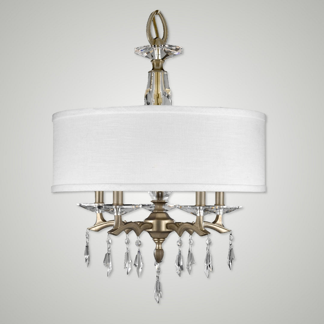 American Brass & Crystal Kaya CH5602-G-36G-ST-HL Chandelier Light - Old Brass