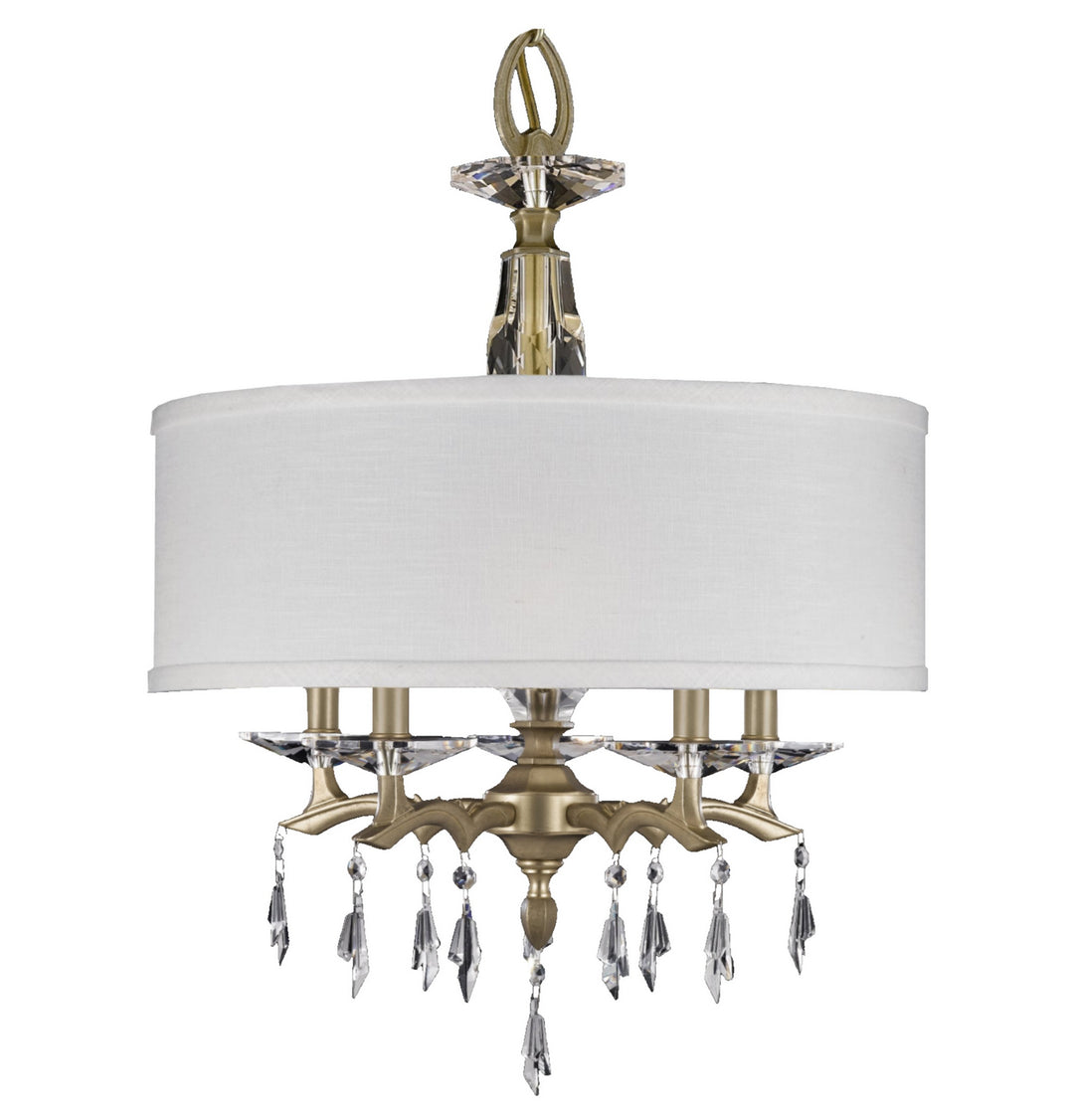 American Brass & Crystal Kaya CH5602-G-36G-ST-HL Chandelier Light - Old Brass