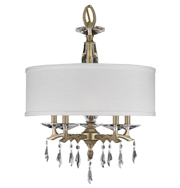 American Brass & Crystal Kaya CH5602-G-36G-ST-HL Chandelier Light - Old Brass