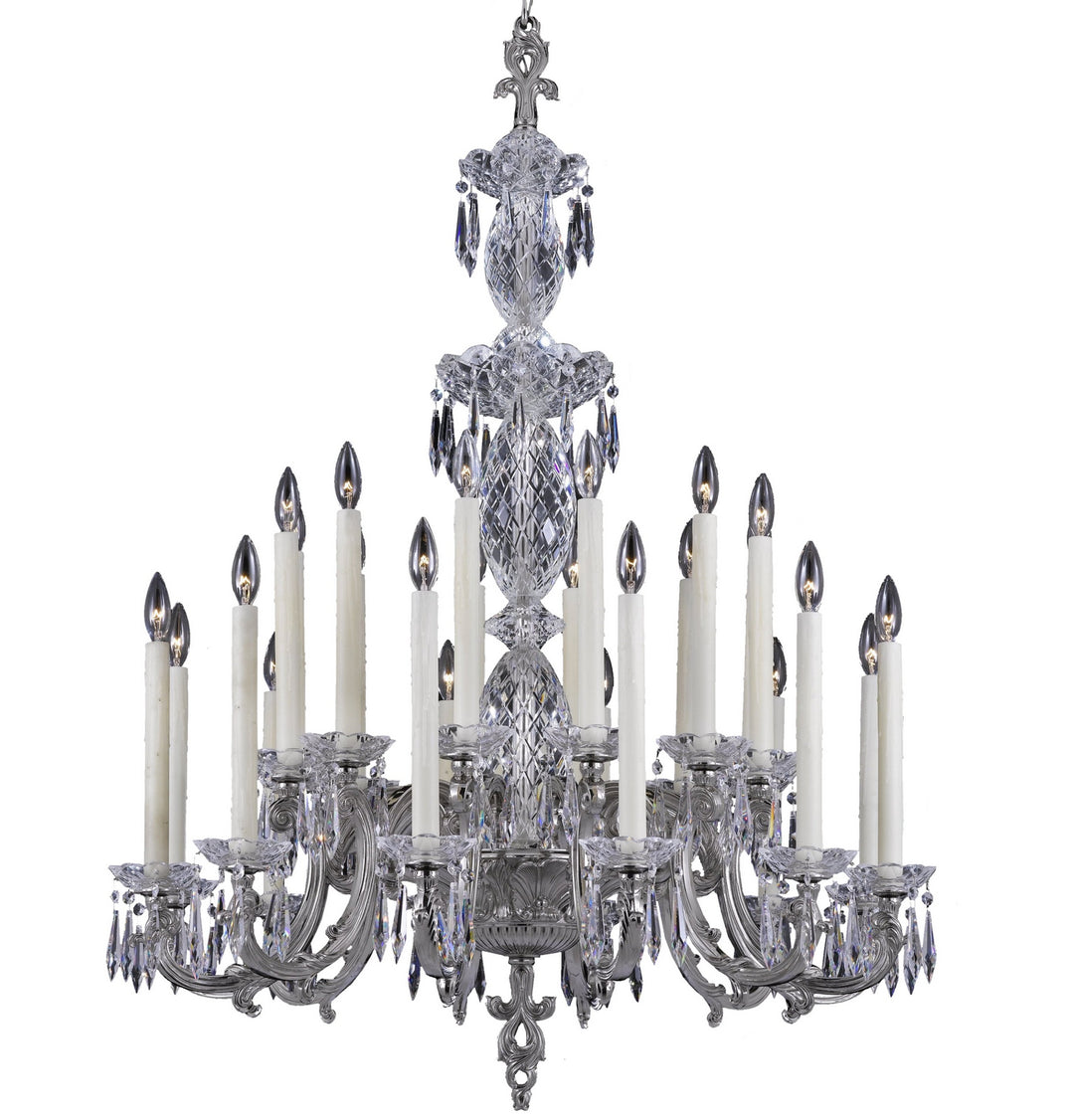 American Brass & Crystal Blairsden CH9008C-U-08G-PI Chandelier Light - Silver
