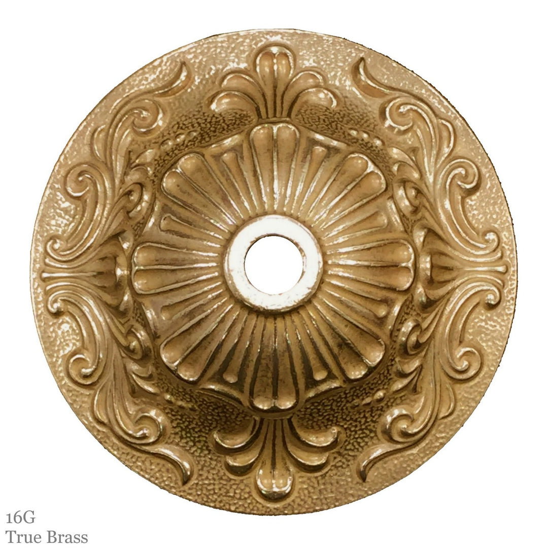 American Brass & Crystal Rosetta CH9542-O-16G-PI Chandelier Light - True Brass