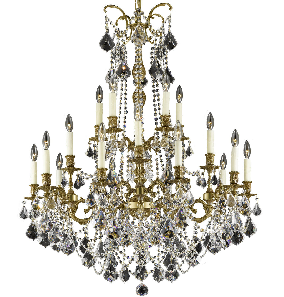 American Brass & Crystal Sterling CH9865-A-03G-PI Chandelier Light - French Gold Glossy