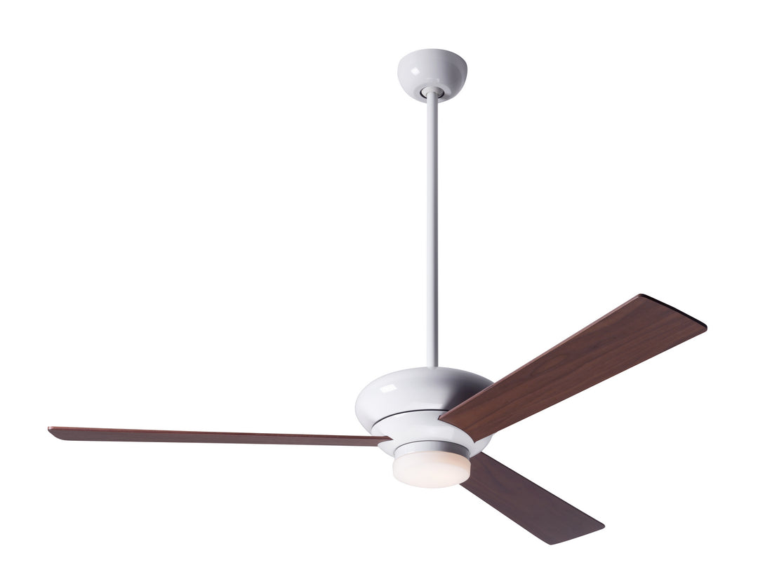 Modern Fan Company Altus ALT-GW-42-MG-271-002 Ceiling Fan 42 - Gloss White, Mahogany/