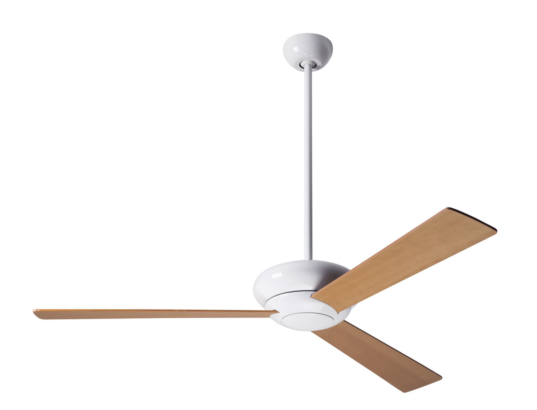 Modern Fan Company Altus ALT-GW-42-MP-NL-001 Ceiling Fan 42 - Gloss White, Maple/