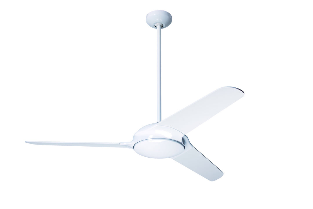 Modern Fan Company Flow FLO-GW-52-WH-NL-001 Ceiling Fan 52 - Gloss White, White/