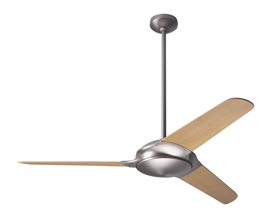 Modern Fan Company Flow FLO-MN-52-BB-NL-001 Ceiling Fan 52 - Matte Nickel, Bamboo/