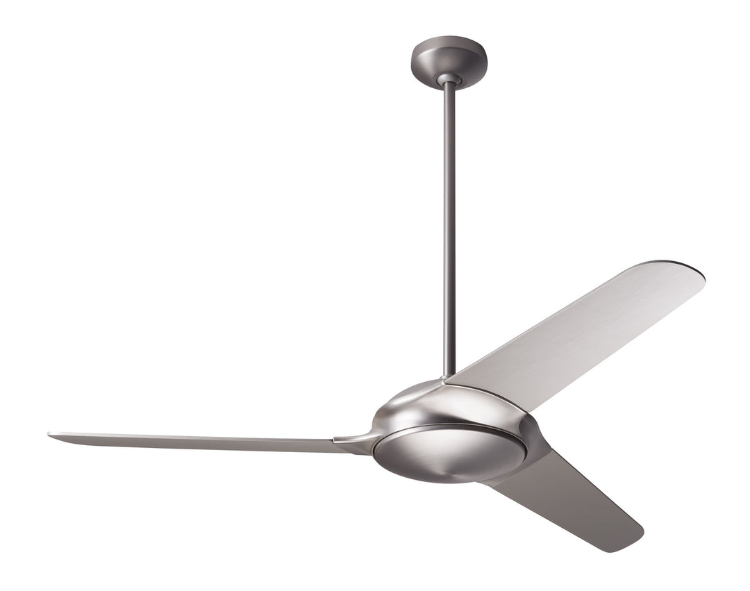 Modern Fan Company Flow FLO-MN-52-NK-NL-001 Ceiling Fan 52 - Matte Nickel, Nickel/