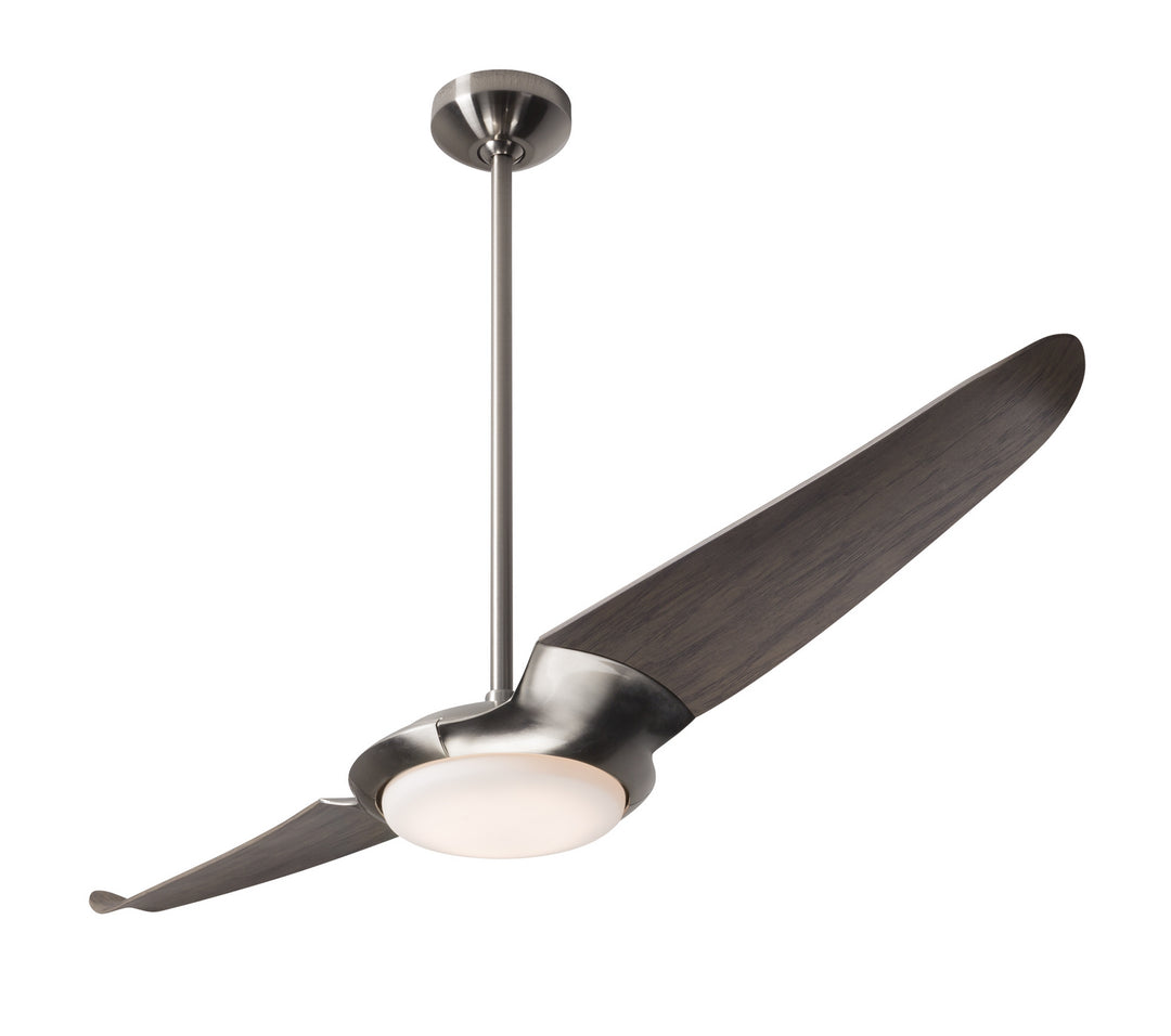 Modern Fan Company IC/Air2 DC IC2-BN-56-GY-570-CC Ceiling Fan 56 - Bright Nickel, Graywash/