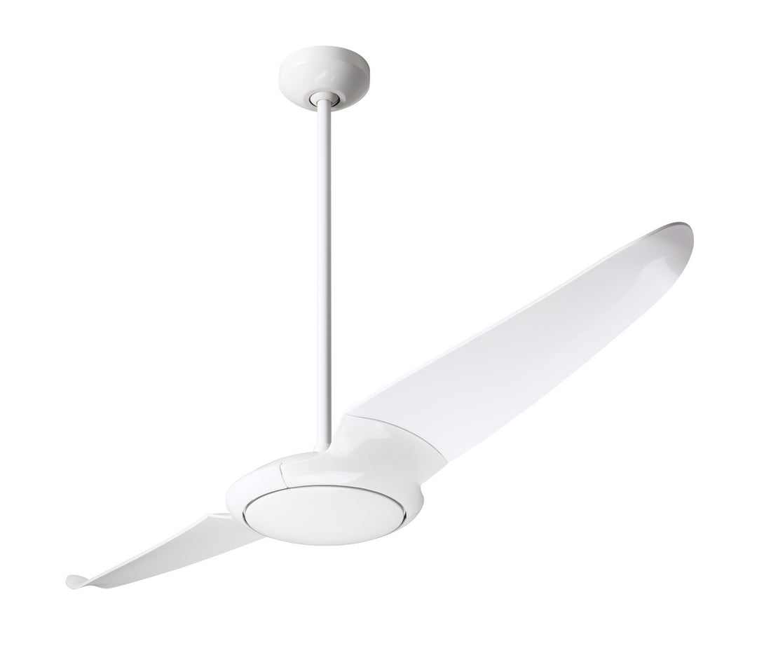 Modern Fan Company IC/Air2 DC IC2-GW-56-WH-NL-CC Ceiling Fan 56 - Gloss White, White/