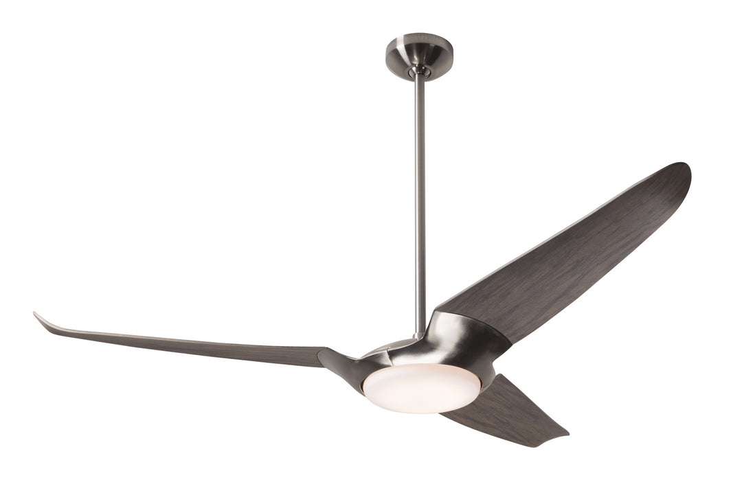 Modern Fan Company IC/Air3 DC IC3-BN-56-GY-570-CC Ceiling Fan 56 - Bright Nickel, Graywash/