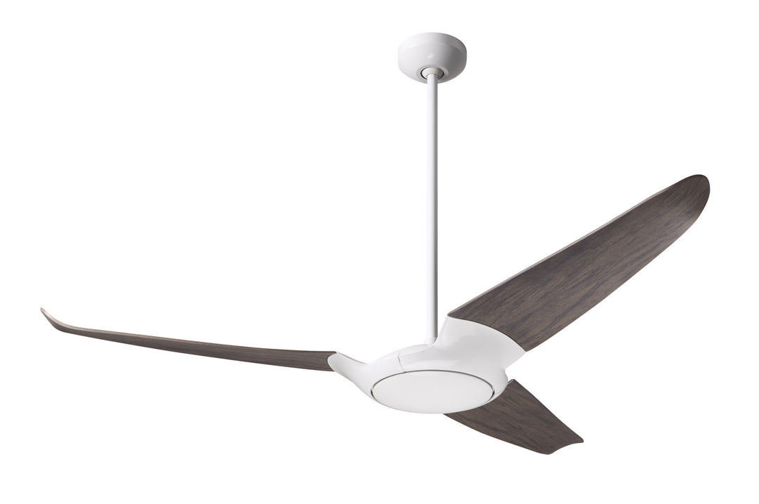 Modern Fan Company IC/Air3 DC IC3-GW-56-GY-NL-CC Ceiling Fan 56 - Gloss White, Graywash/