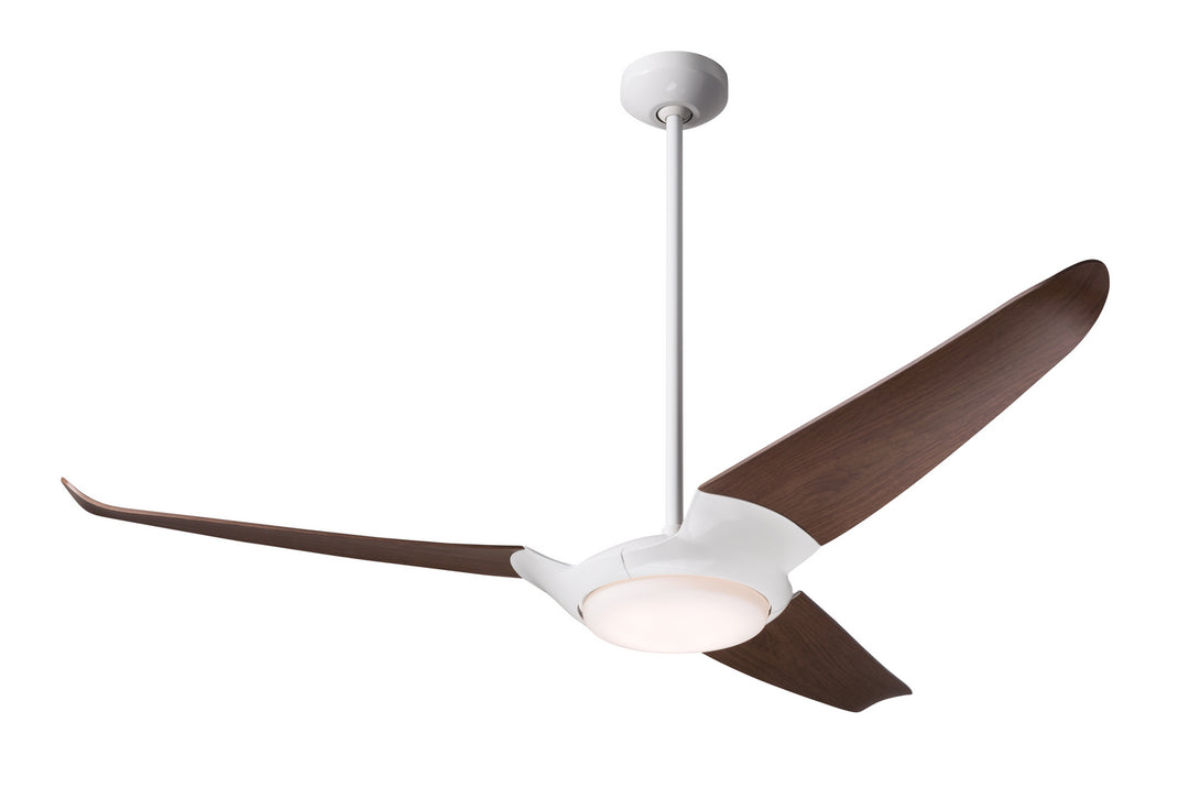 Modern Fan Company IC/Air3 DC IC3-GW-56-MG-570-CC Ceiling Fan 56 - Gloss White, Mahogany/