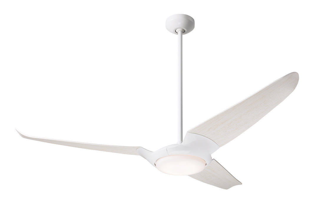 Modern Fan Company IC/Air3 DC IC3-GW-56-WW-570-CC Ceiling Fan 56 - Gloss White, Whitewash/