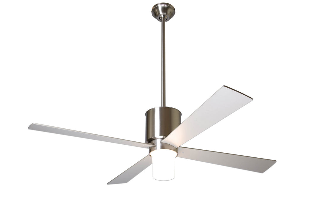 Modern Fan Company Lapa LAP-BN-50-SV-552-002 Ceiling Fan 50 - Bright Nickel, Silver/