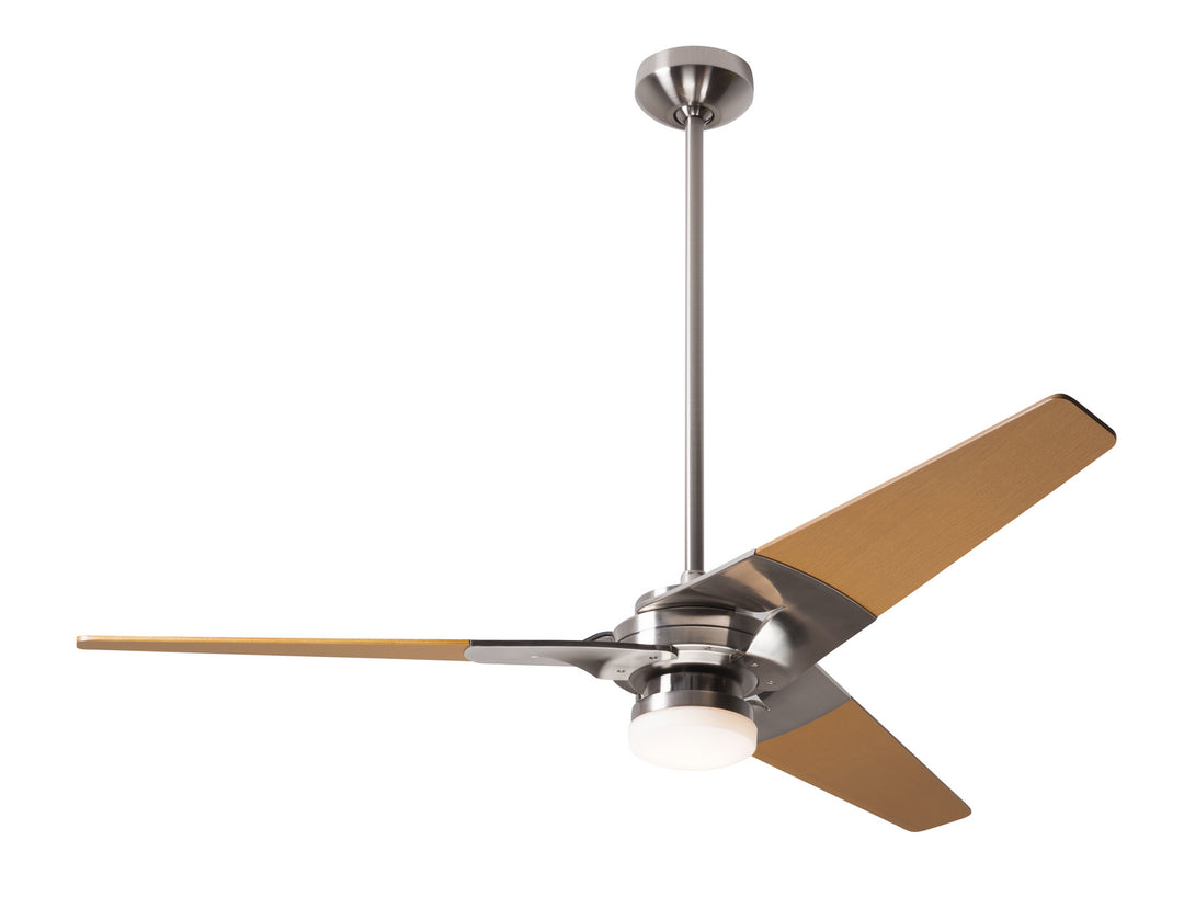 Modern Fan Company Torsion TOR-BN-52-MP-271-002 Ceiling Fan 52 - Bright Nickel, Maple/