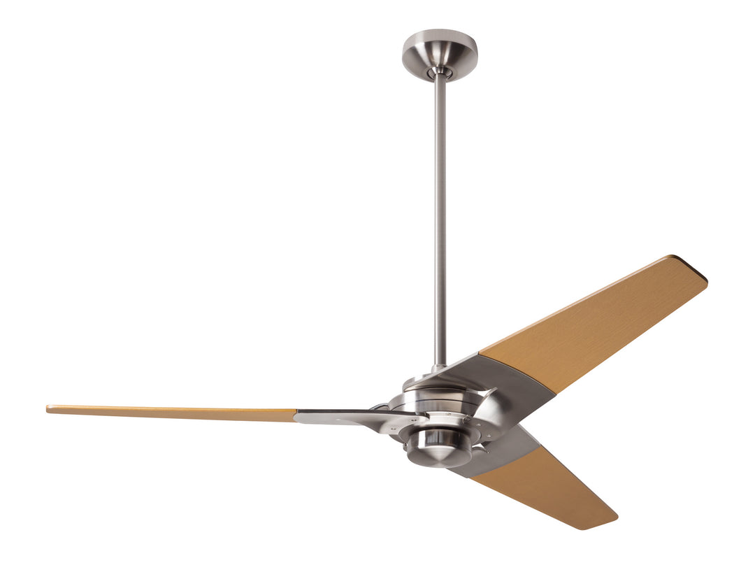 Modern Fan Company Torsion TOR-BN-52-MP-NL-001 Ceiling Fan 52 - Bright Nickel, Maple/