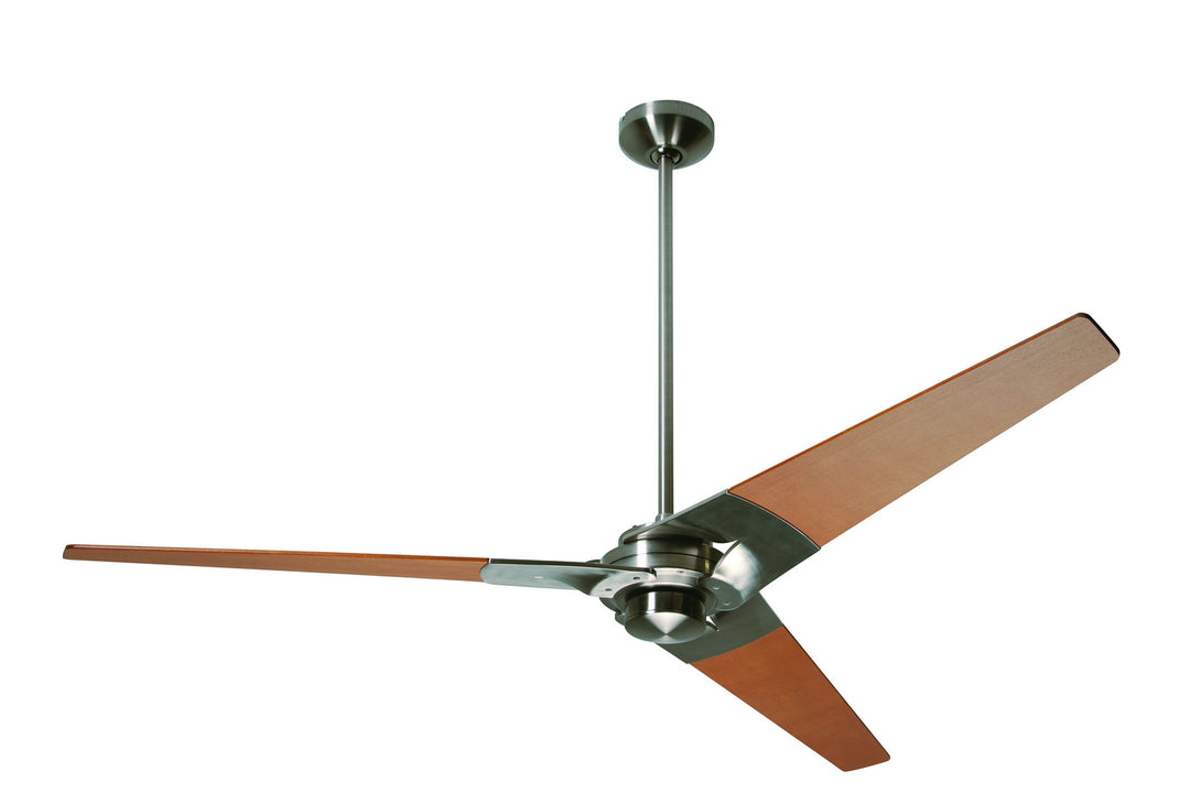 Modern Fan Company Torsion TOR-BN-62-MP-NL-001 Ceiling Fan 62 - Bright Nickel, Maple/