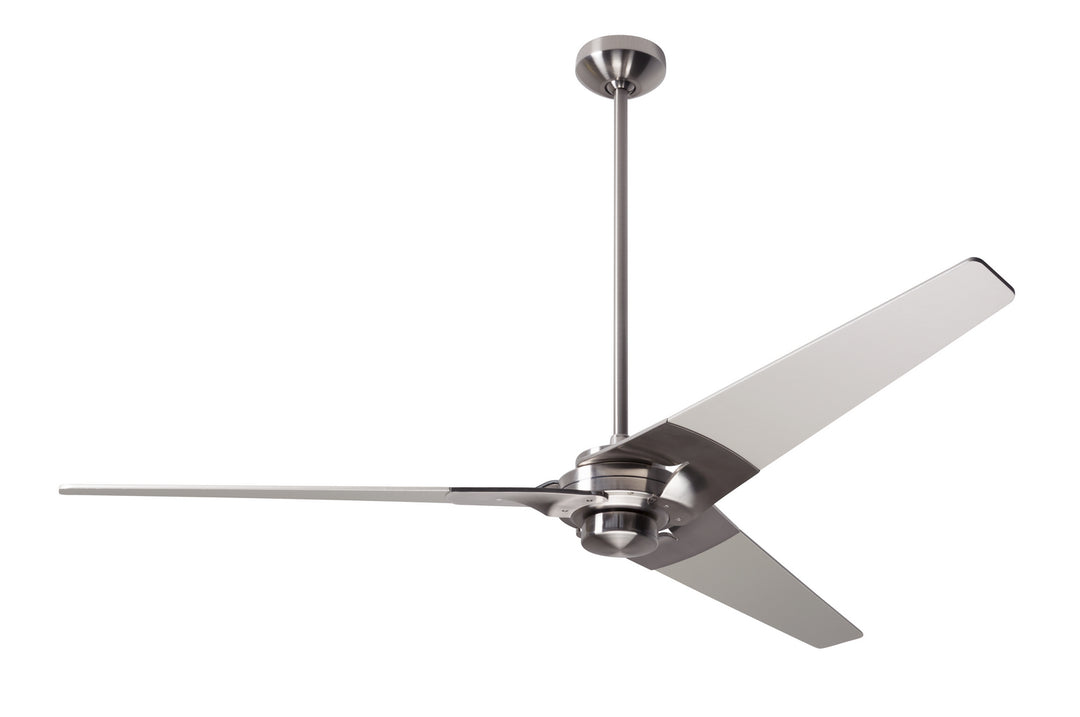 Modern Fan Company Torsion TOR-BN-62-NK-NL-001 Ceiling Fan 62 - Bright Nickel, Nickel/