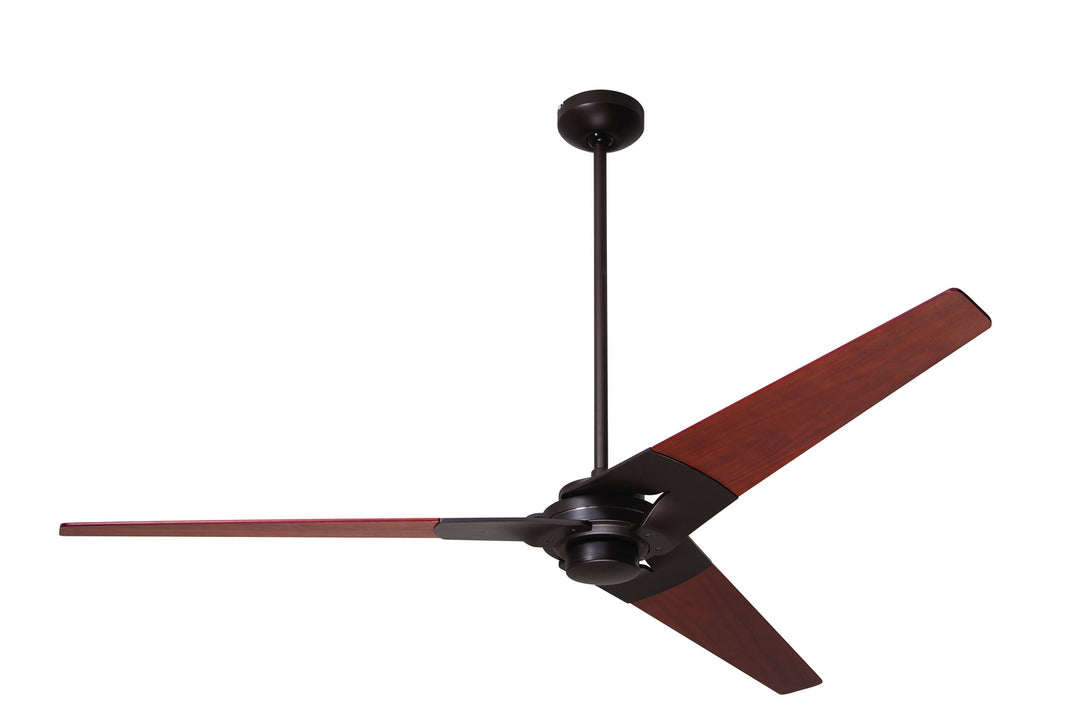 Modern Fan Company Torsion TOR-DB-62-MG-NL-001 Ceiling Fan 62 - Dark Bronze, Mahogany/