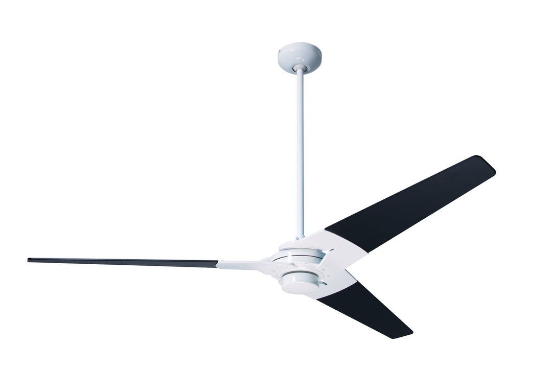 Modern Fan Company Torsion TOR-GW-52-BK-NL-001 Ceiling Fan 52 - Gloss White, Black/