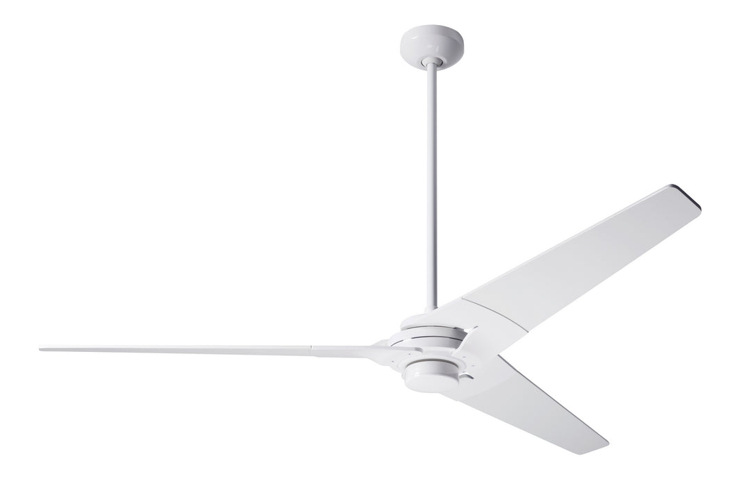 Modern Fan Company Torsion TOR-GW-62-WH-NL-001 Ceiling Fan 62 - Gloss White, White/