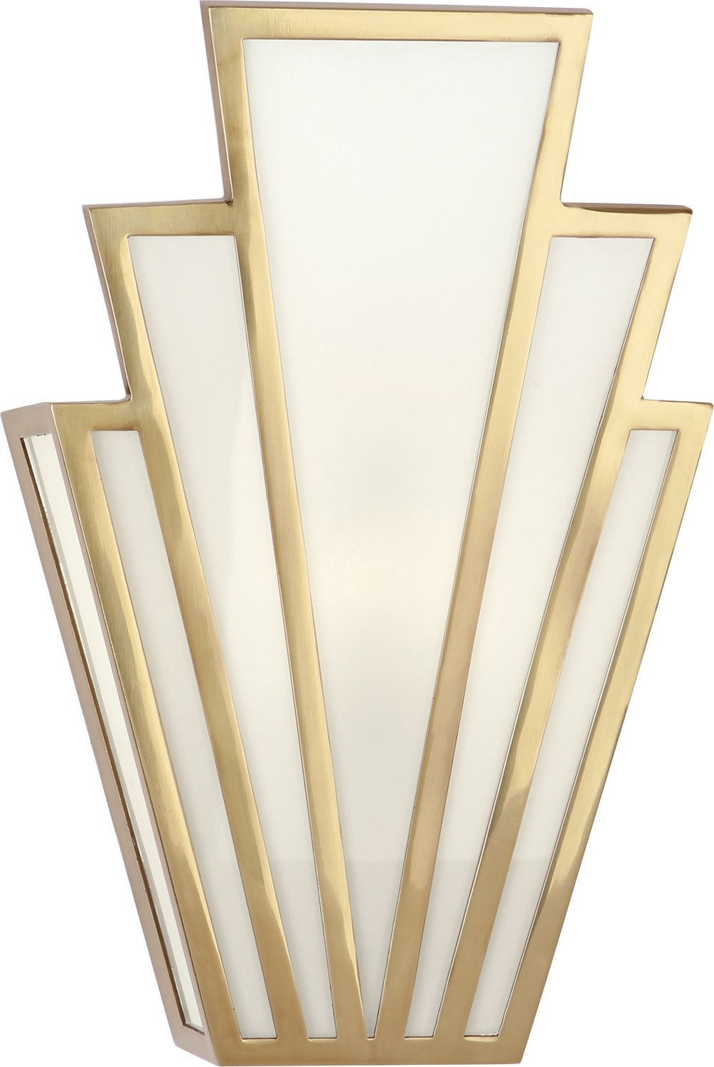 Robert Abbey Empire 228 Wall Sconce Light - Modern Brass