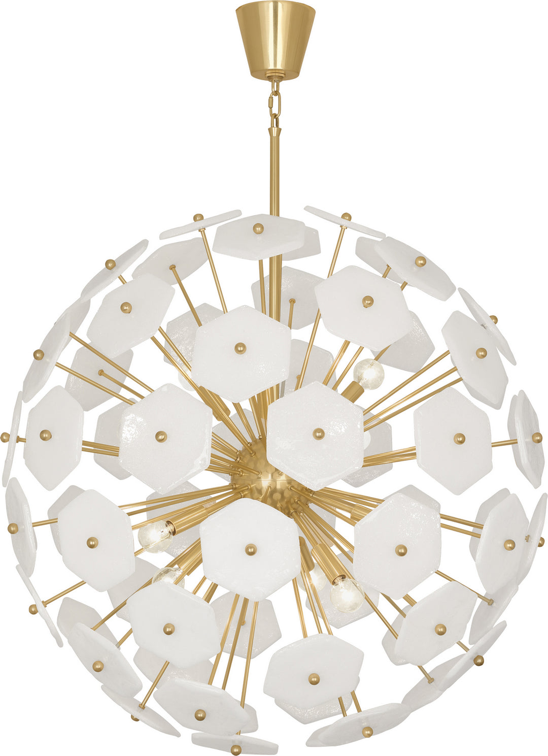 Robert Abbey Jonathan Adler Vienna 899 Chandelier Light - Modern Brass