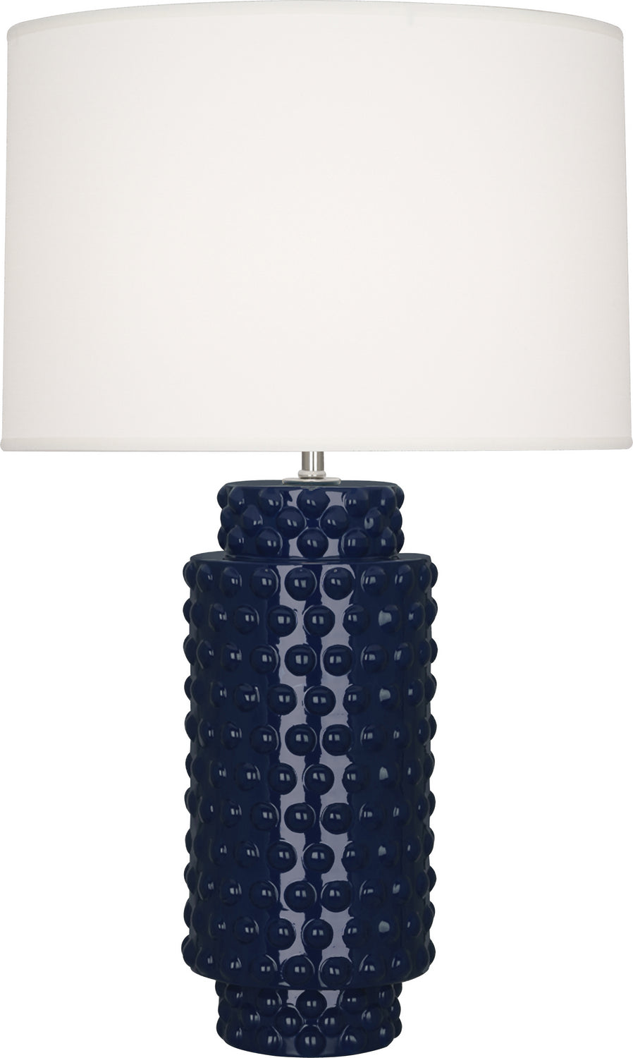 Robert Abbey Lighting MB800 Dolly Lamp Midnight Blue Glazed Textured