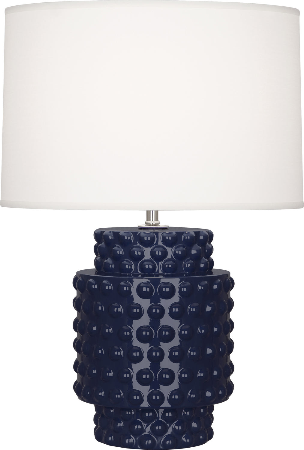 Robert Abbey Lighting MB801 Dolly Lamp Midnight Blue Glazed Textured