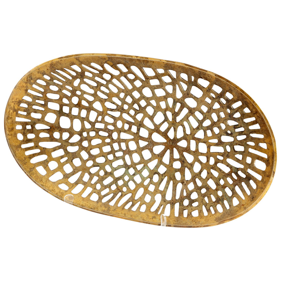 Cyan 08002 Containers & Trays - Antique  Brass